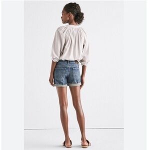 Lucky Brand Midrise The Roll Up Jean Shorts / Jorts